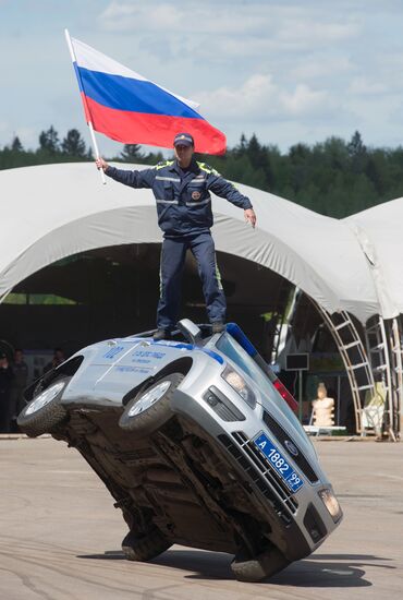 Preparations for exhibition "Day of Russian Law Enforcement Agencies Cutting-edge Technologies"