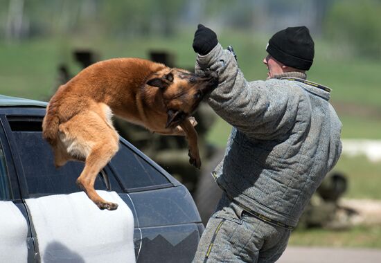 Preparations for exhibition "Day of Russian Law Enforcement Agencies Cutting-edge Technologies"
