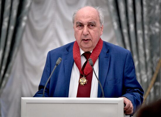 Ceremony to present state awards by Russian President Vladimir Putin in the Kremlin