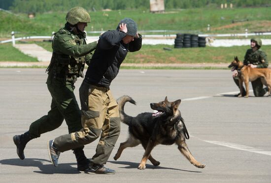 Preparations for exhibition "Day of Russian Law Enforcement Agencies Cutting-edge Technologies"