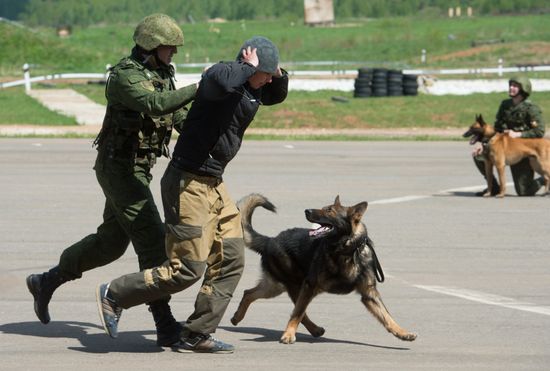 Preparations for exhibition "Day of Russian Law Enforcement Agencies Cutting-edge Technologies"