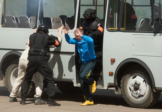 Preparations for exhibition "Day of Russian Law Enforcement Agencies Cutting-edge Technologies"