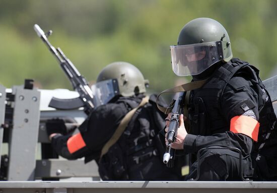 Preparations for exhibition "Day of Russian Law Enforcement Agencies Cutting-edge Technologies"