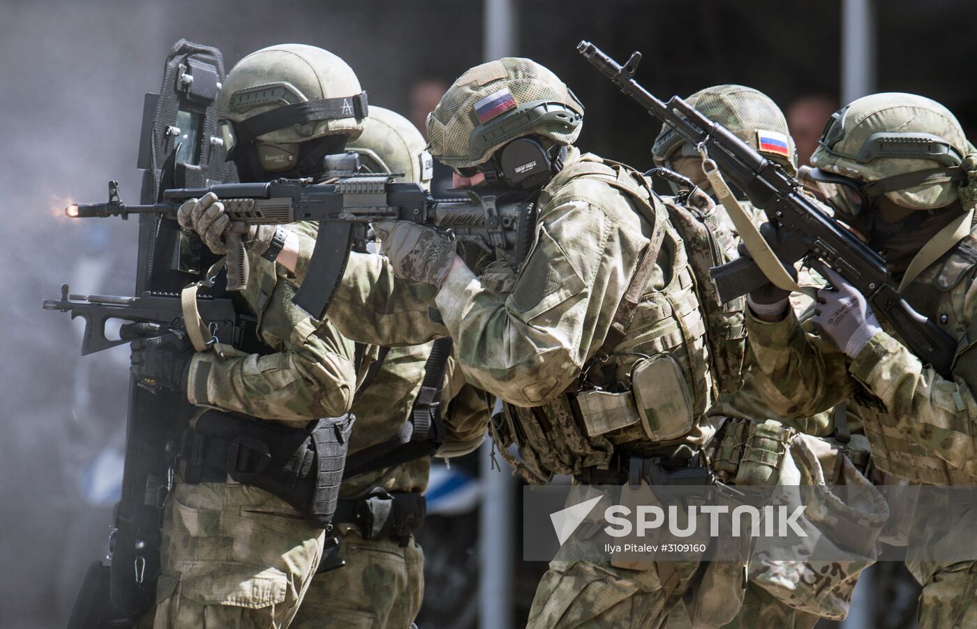 Preparations for exhibition "Day of Russian Law Enforcement Agencies Cutting-edge Technologies"
