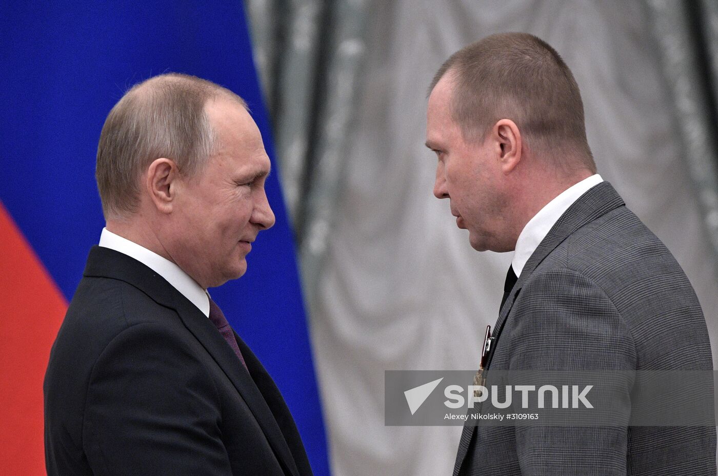 Ceremony to present state awards by Russian President Vladimir Putin in the Kremlin