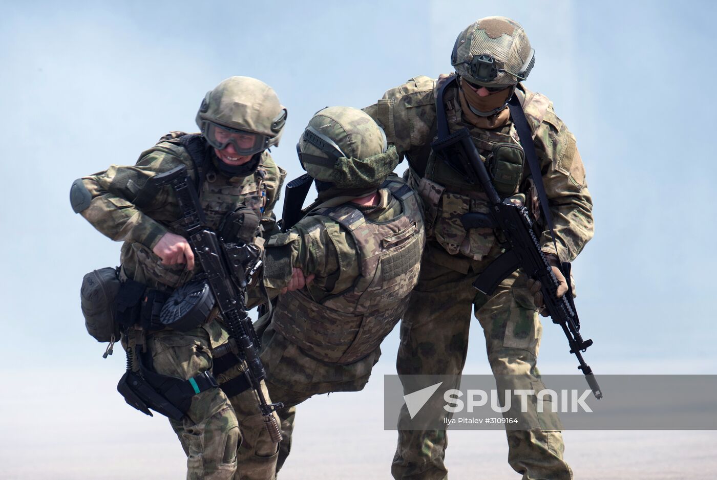 Preparations for exhibition "Day of Russian Law Enforcement Agencies Cutting-edge Technologies"