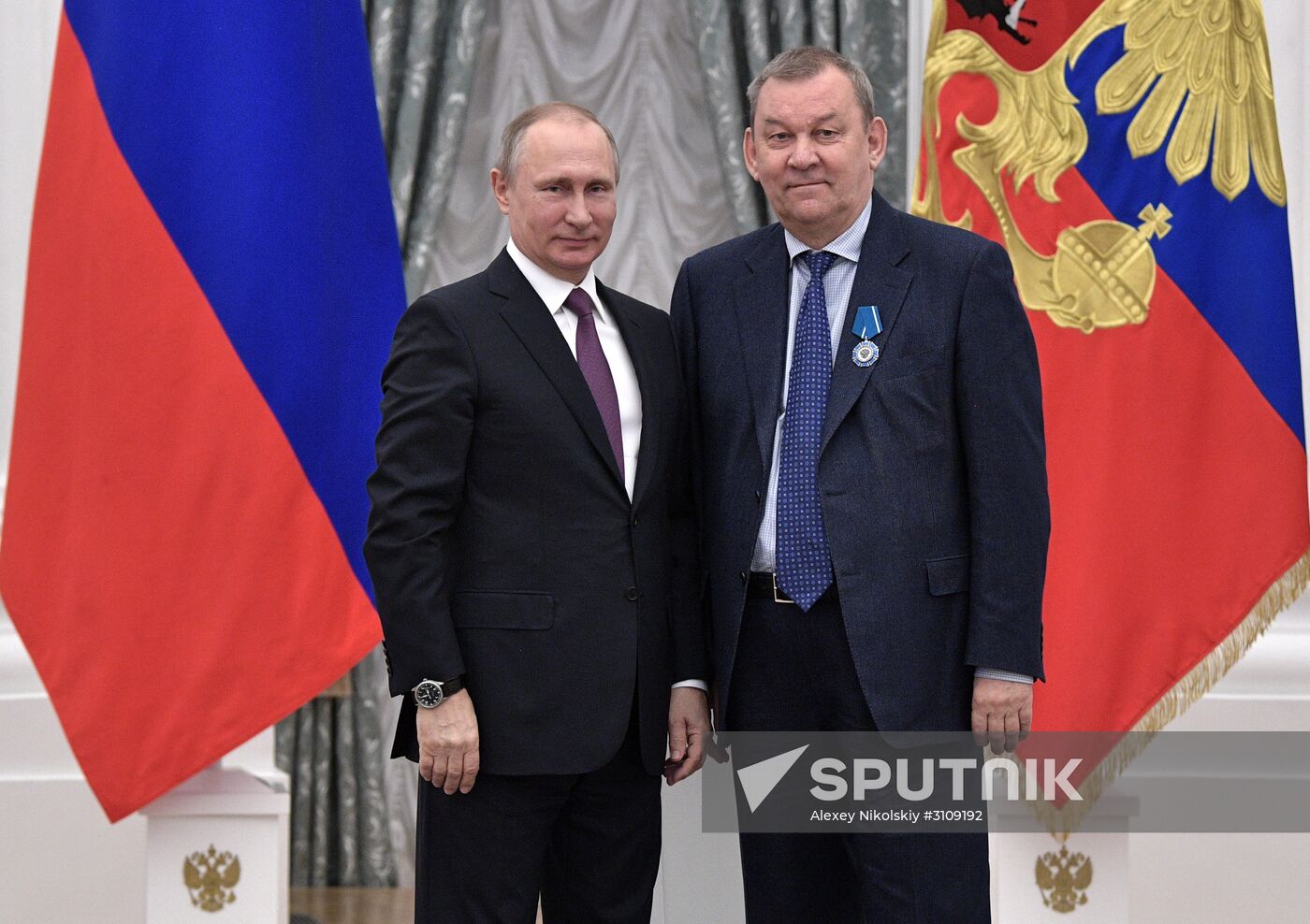 Ceremony to present state awards by Russian President Vladimir Putin in the Kremlin