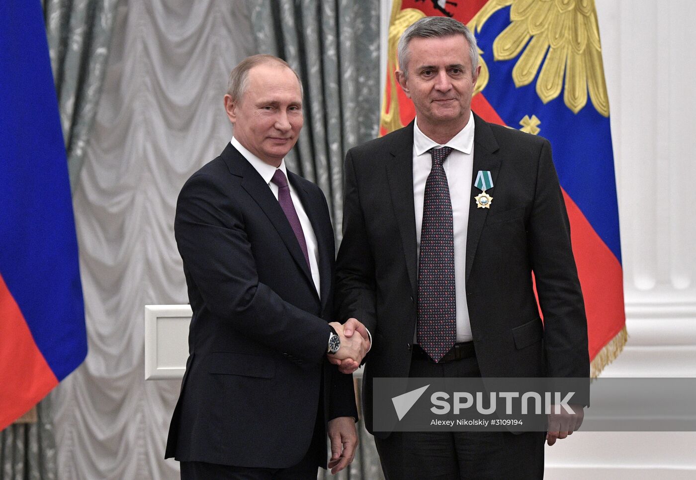 Ceremony to present state awards by Russian President Vladimir Putin in the Kremlin