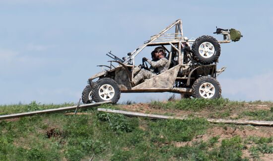 Preparations for exhibition "Day of Russian Law Enforcement Agencies Cutting-edge Technologies"