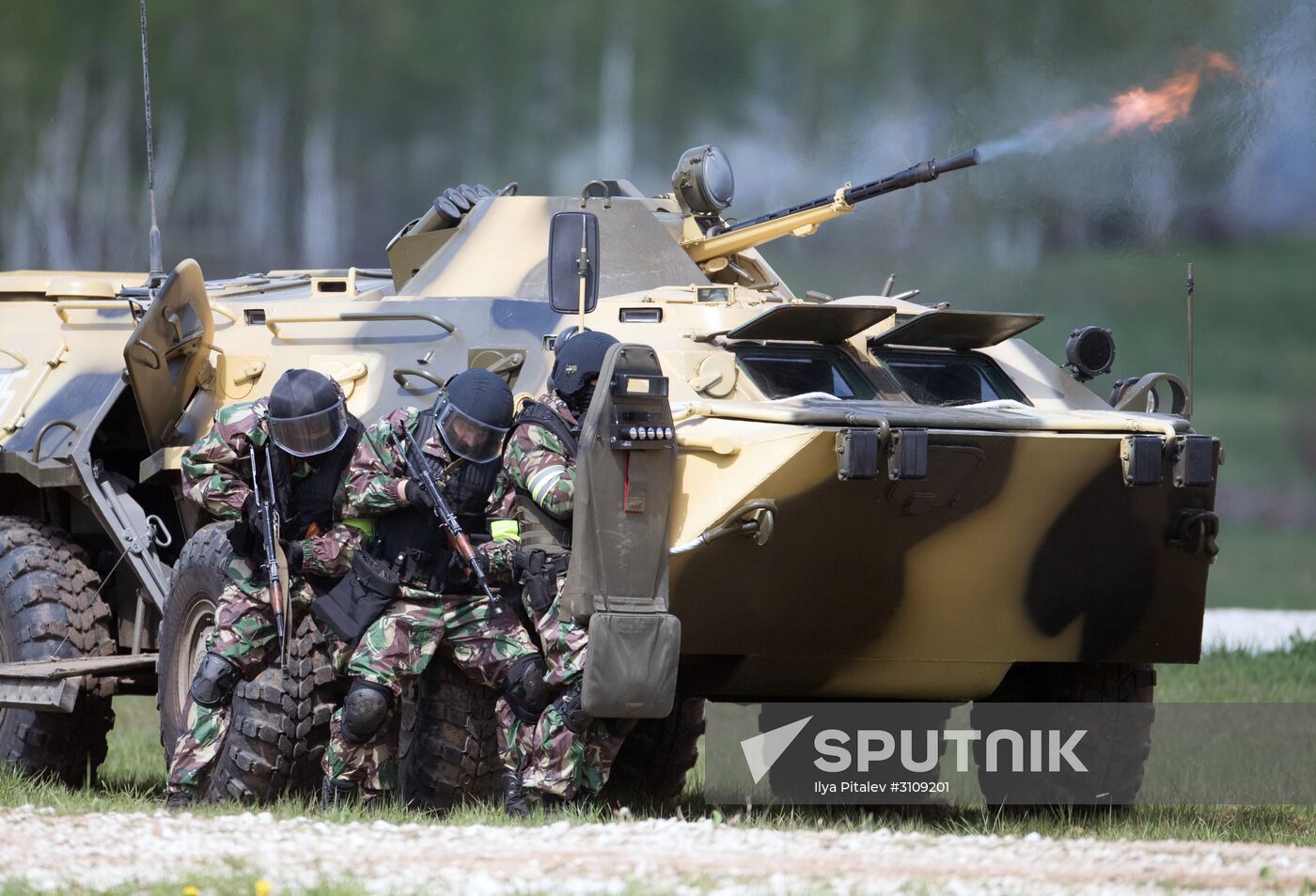 Preparations for exhibition "Day of Russian Law Enforcement Agencies Cutting-edge Technologies"