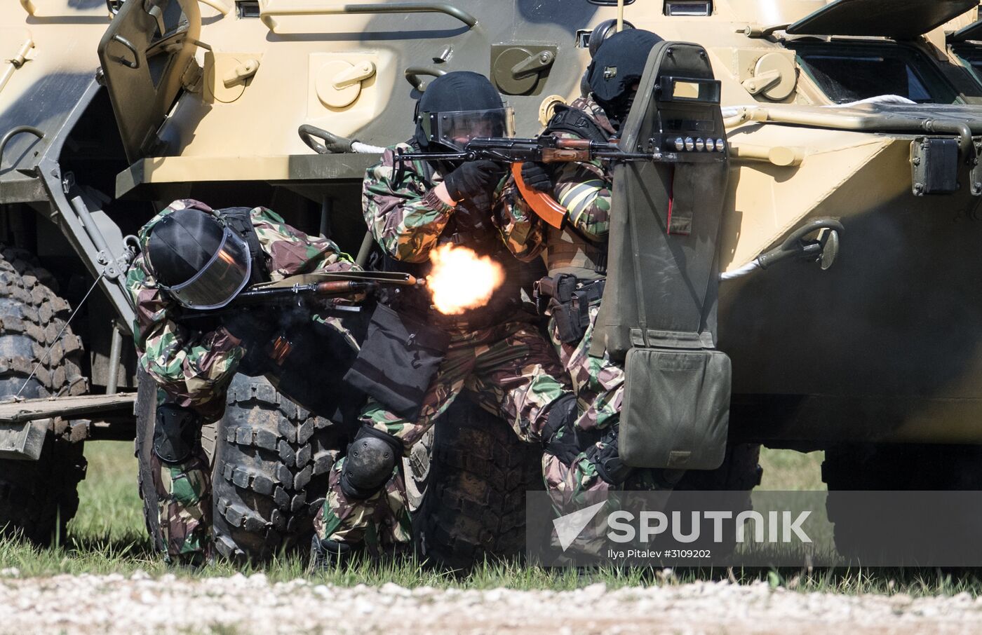 Preparations for exhibition "Day of Russian Law Enforcement Agencies Cutting-edge Technologies"