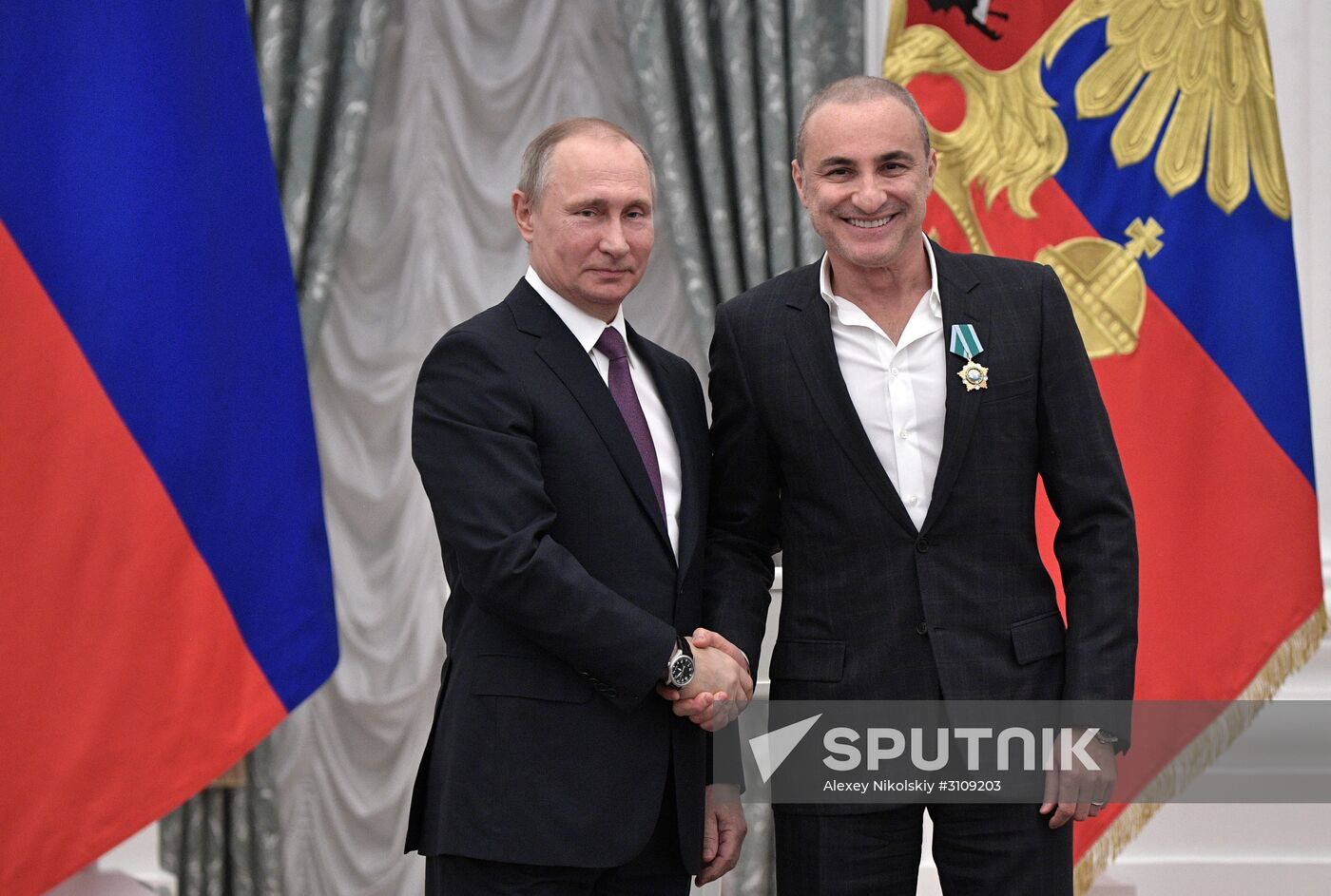 Ceremony to present state awards by Russian President Vladimir Putin in the Kremlin