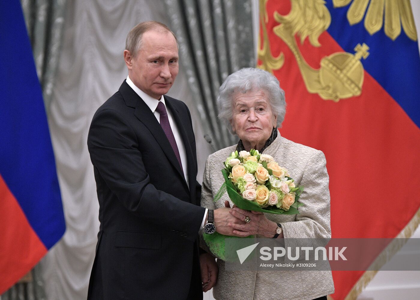 Ceremony to present state awards by Russian President Vladimir Putin in the Kremlin