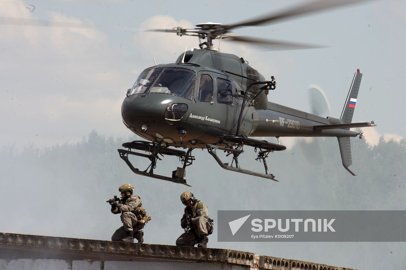 Preparations for exhibition "Day of Russian Law Enforcement Agencies Cutting-edge Technologies"