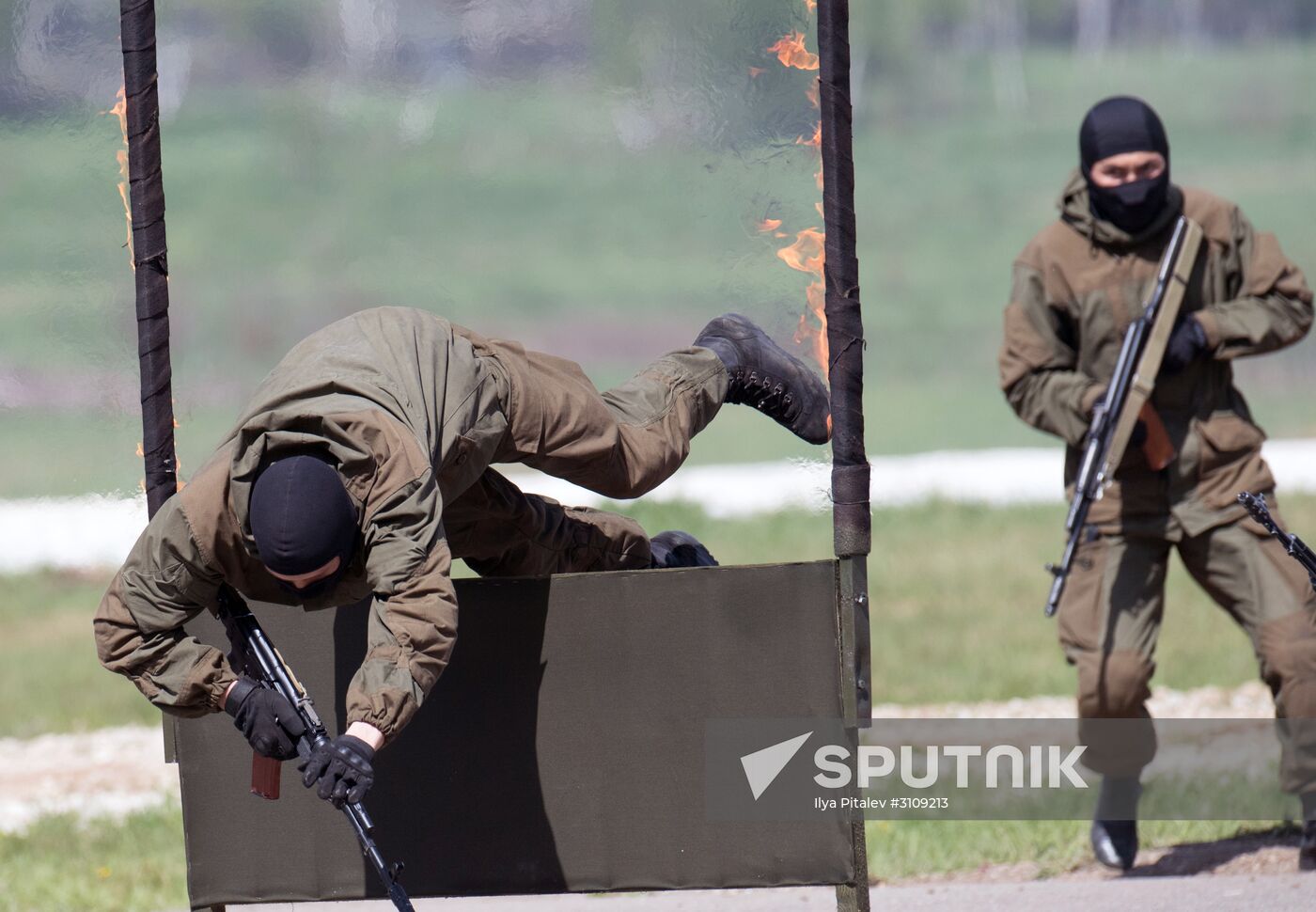 Preparations for exhibition "Day of Russian Law Enforcement Agencies Cutting-edge Technologies"