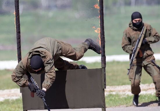 Preparations for exhibition "Day of Russian Law Enforcement Agencies Cutting-edge Technologies"