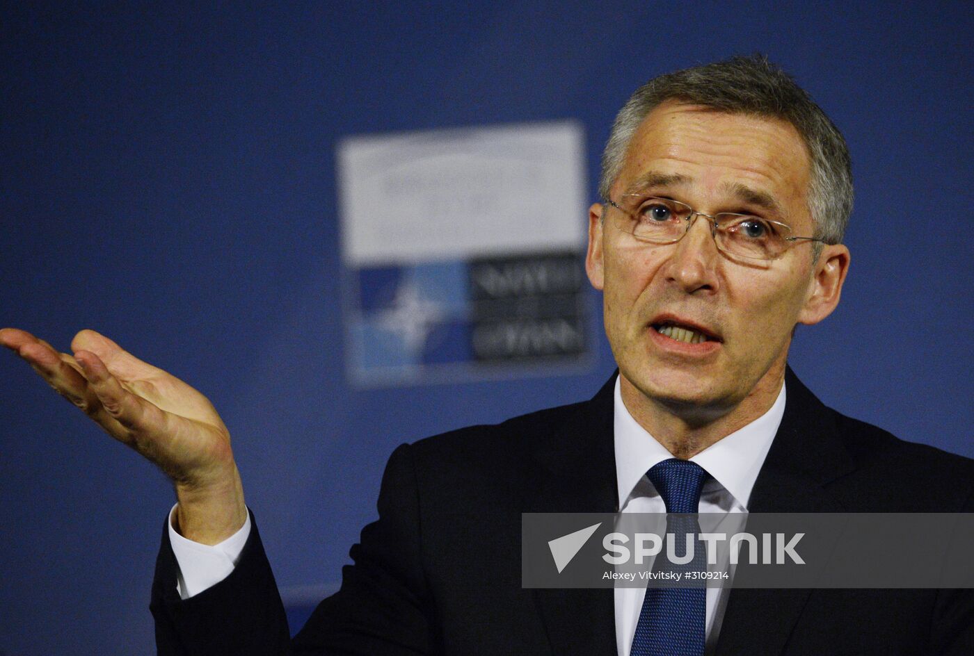 News conference by NATO Secretary General Jens Stoltenberg ahead of NATO summit