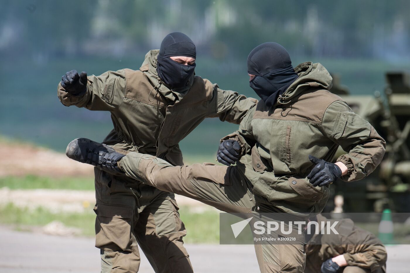 Preparations for exhibition "Day of Russian Law Enforcement Agencies Cutting-edge Technologies"