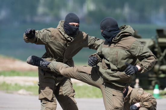 Preparations for exhibition "Day of Russian Law Enforcement Agencies Cutting-edge Technologies"