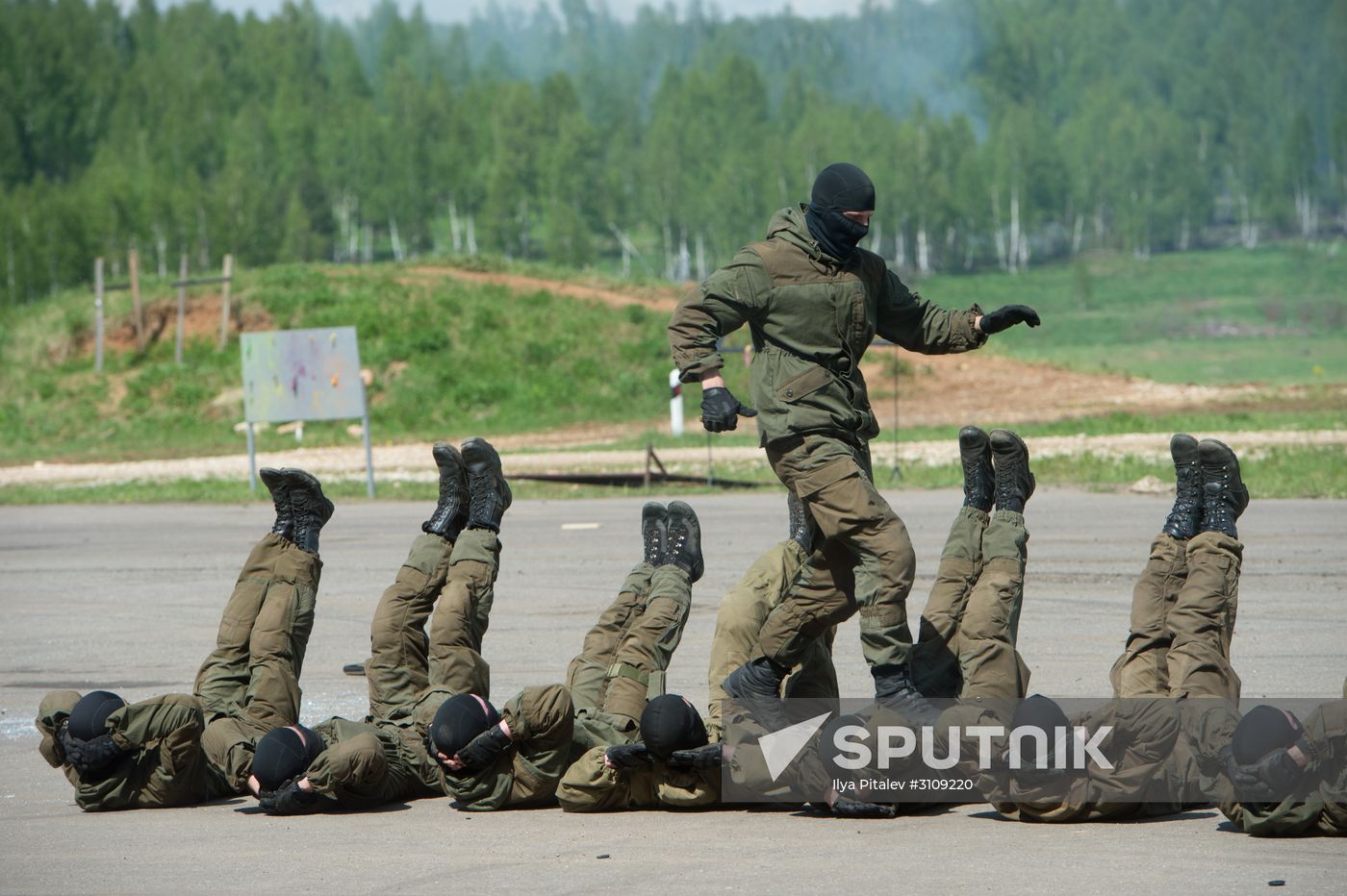 Preparations for exhibition "Day of Russian Law Enforcement Agencies Cutting-edge Technologies"