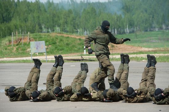 Preparations for exhibition "Day of Russian Law Enforcement Agencies Cutting-edge Technologies"