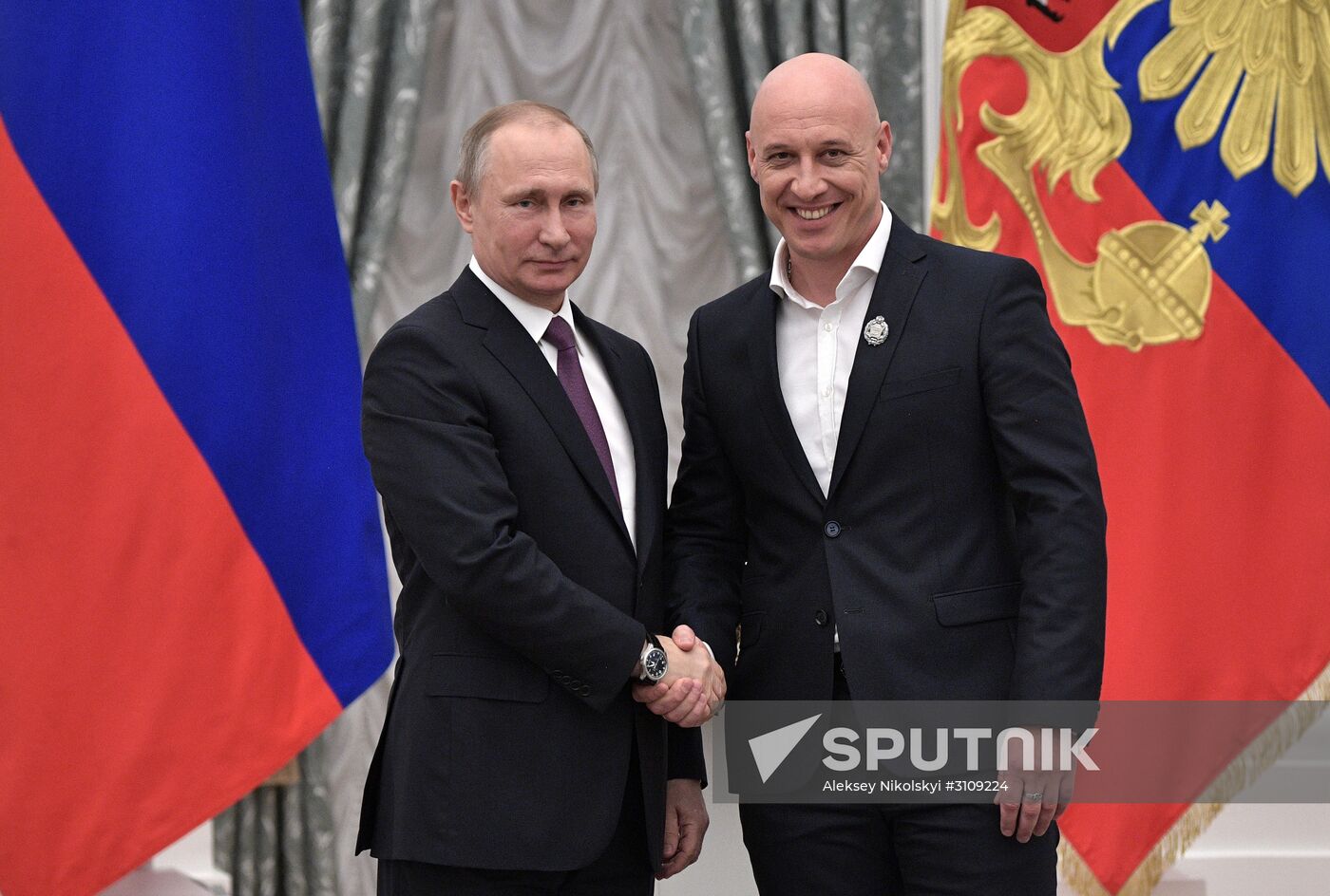 Ceremony to present state awards by Russian President Vladimir Putin in the Kremlin