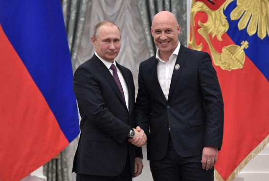 Ceremony to present state awards by Russian President Vladimir Putin in the Kremlin