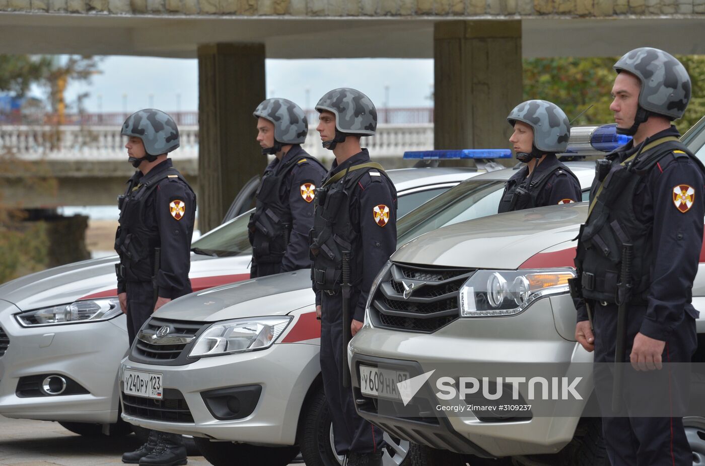 National Guard special task force drill in Krasnodar Territory