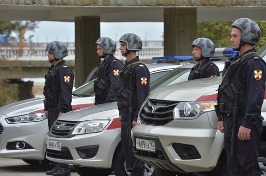 National Guard special task force drill in Krasnodar Territory