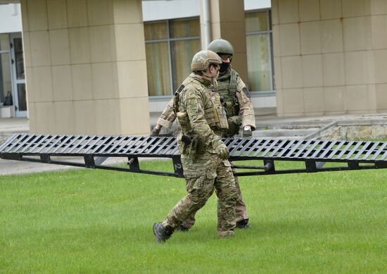 National Guard special task force drill in Krasnodar Territory