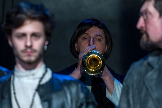 Dress rehearsal of "Scenes from the Times of Knights"