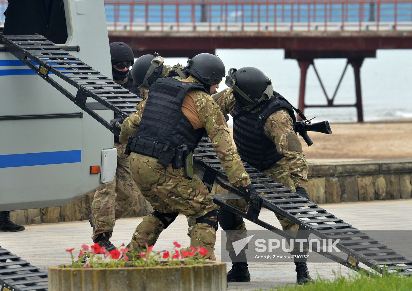 National Guard special task force drill in Krasnodar Territory