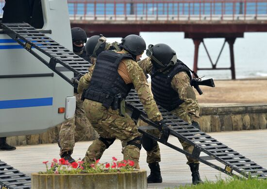 National Guard special task force drill in Krasnodar Territory