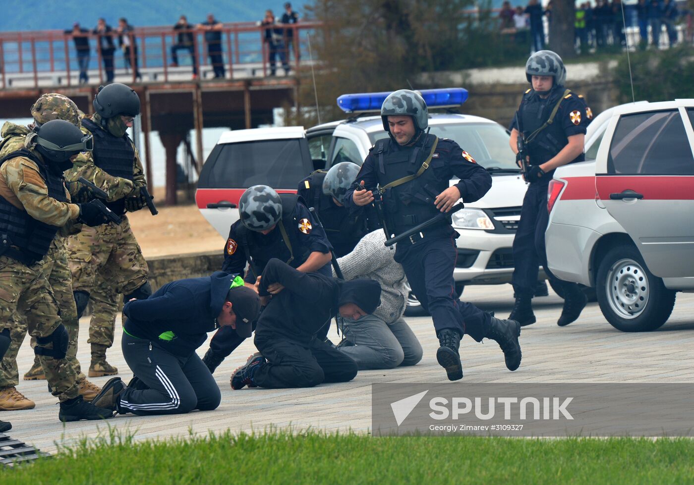 National Guard special task force drill in Krasnodar Territory