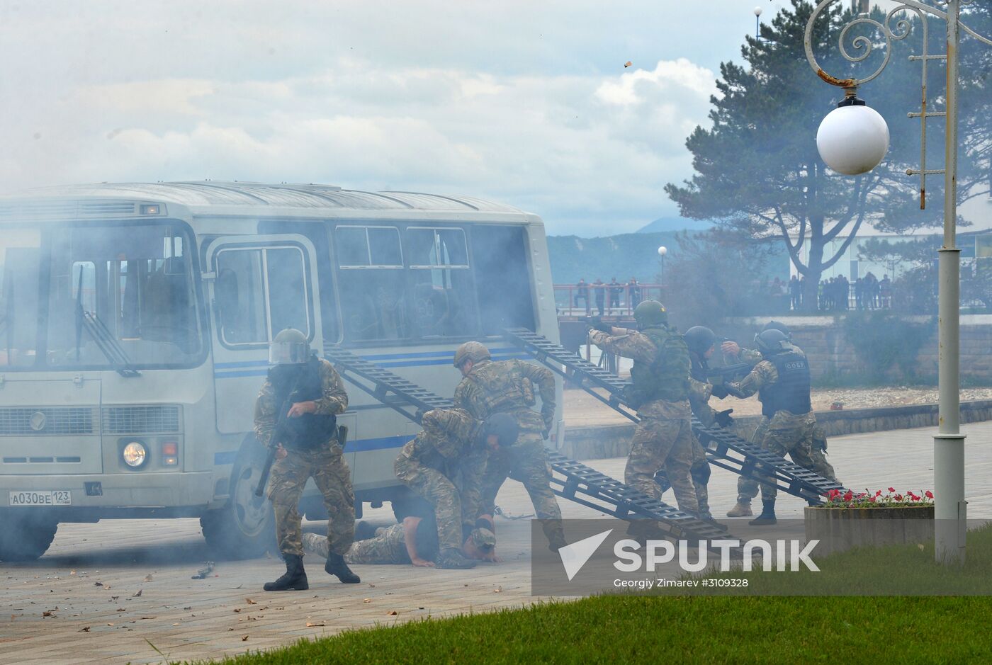 National Guard special task force drill in Krasnodar Territory