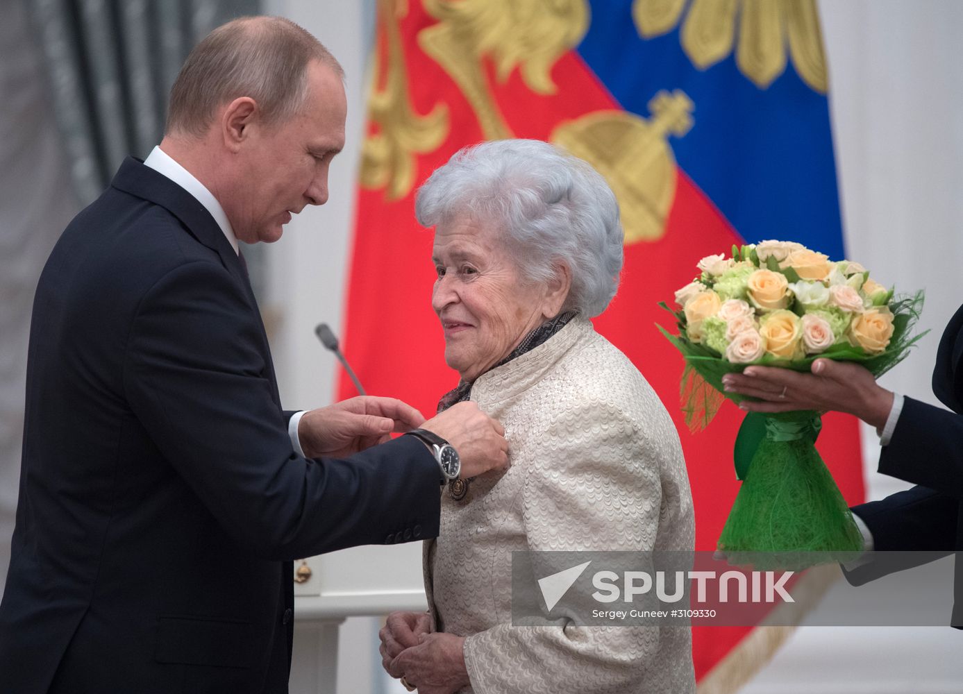 President Vladimir Putin presents state awards at Moscow Kremlin