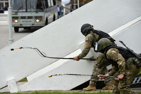 National Guard special task force drill in Krasnodar Territory
