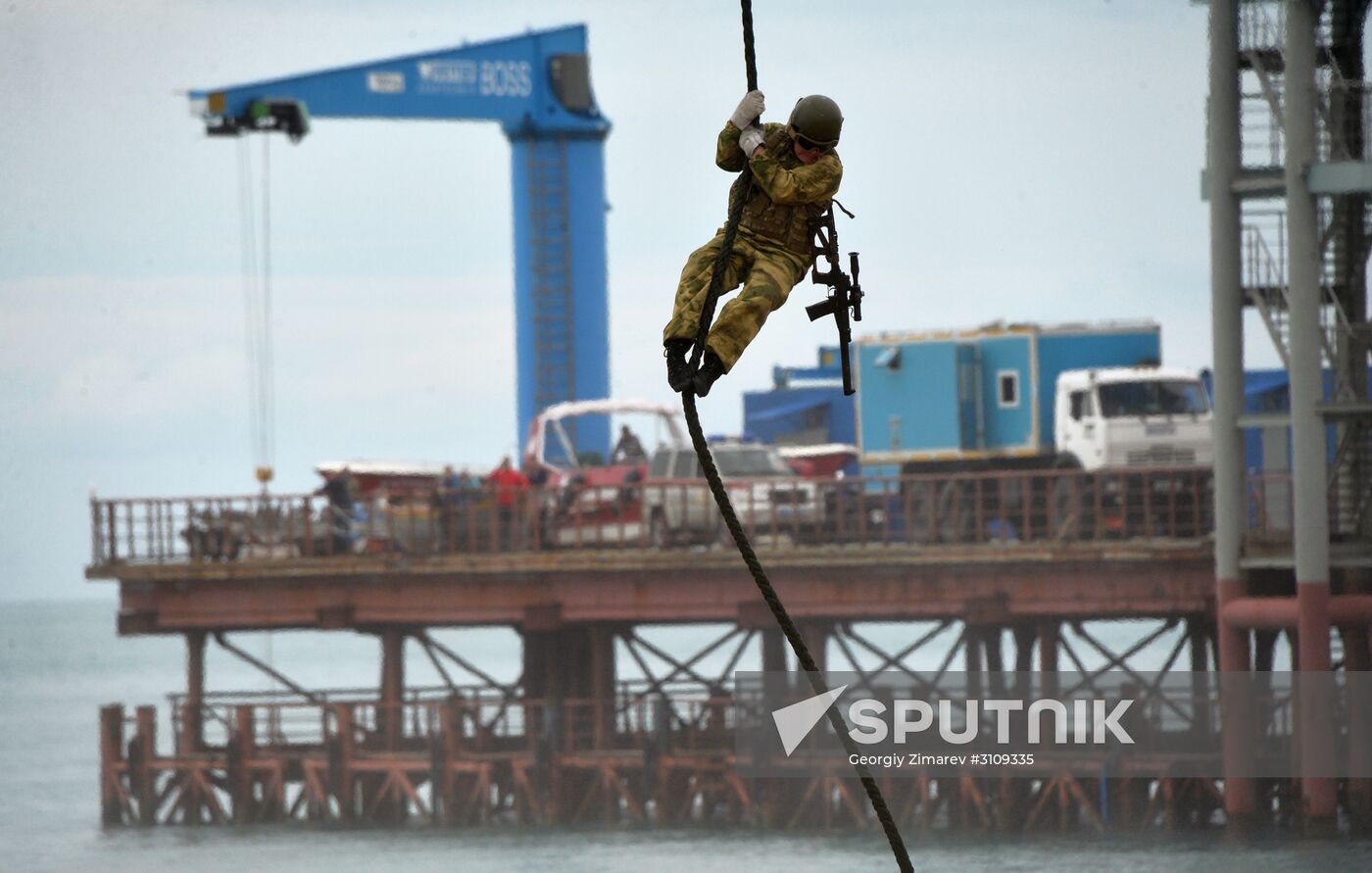 National Guard special task force drill in Krasnodar Territory