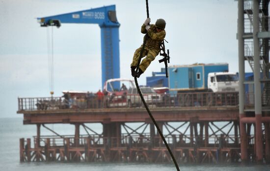 National Guard special task force drill in Krasnodar Territory