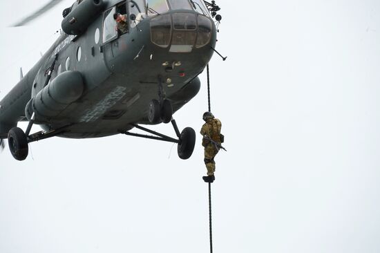 National Guard special task force drill in Krasnodar Territory