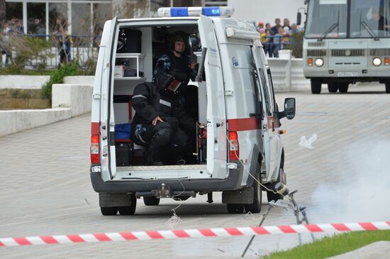 National Guard special task force drill in Krasnodar Territory