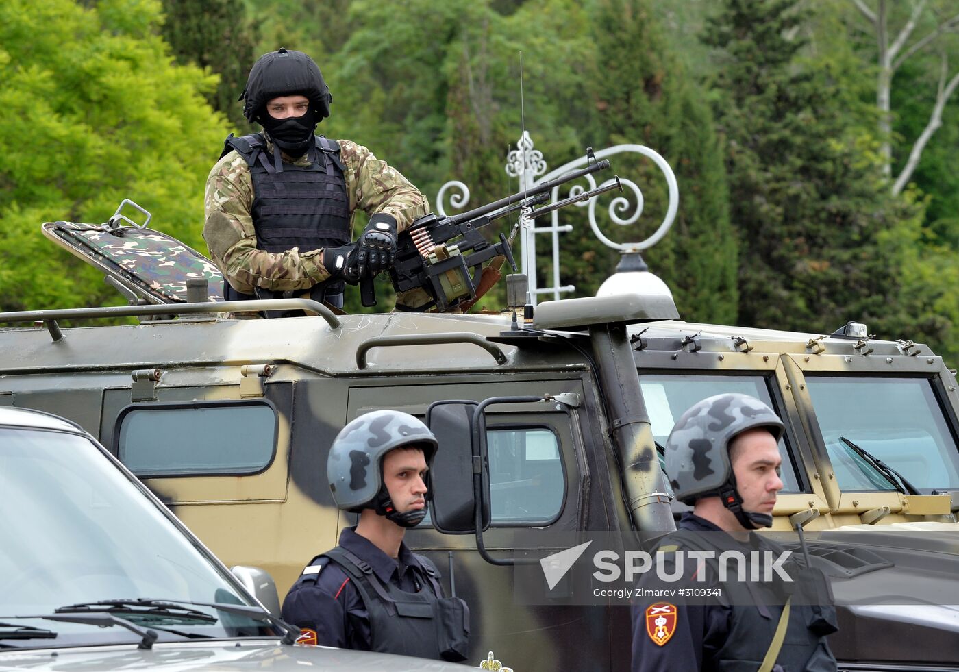 National Guard special task force drill in Krasnodar Territory