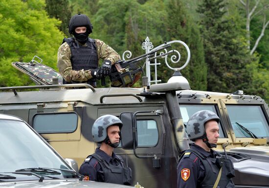 National Guard special task force drill in Krasnodar Territory