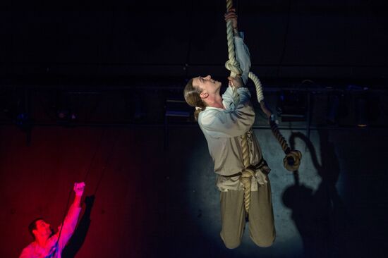 Dress rehearsal of "Scenes from the Times of Knights"