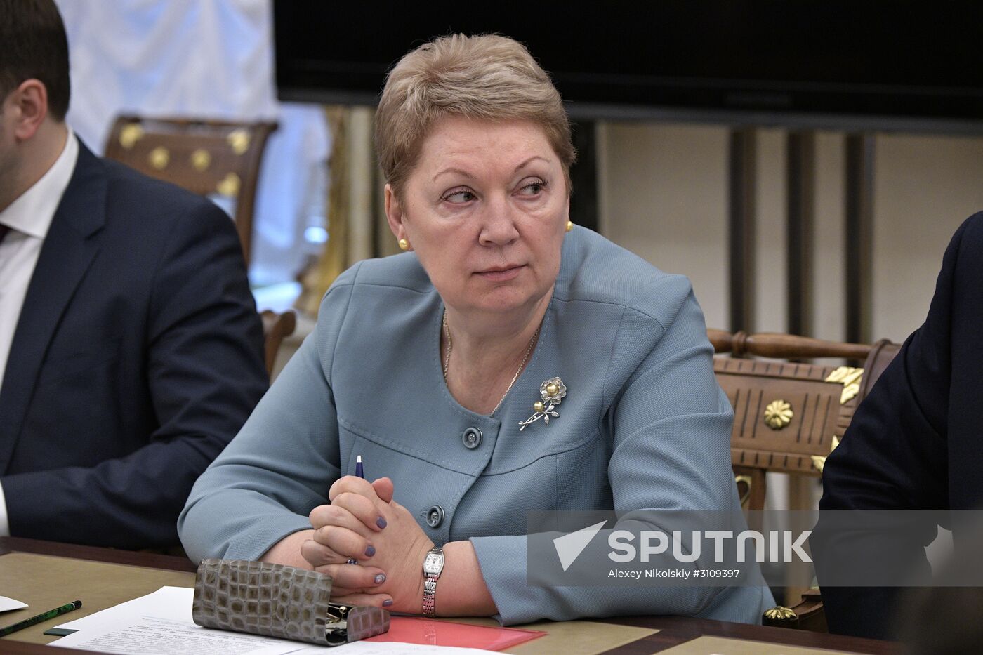 President Vladimir Putin chairs meeting with Government members