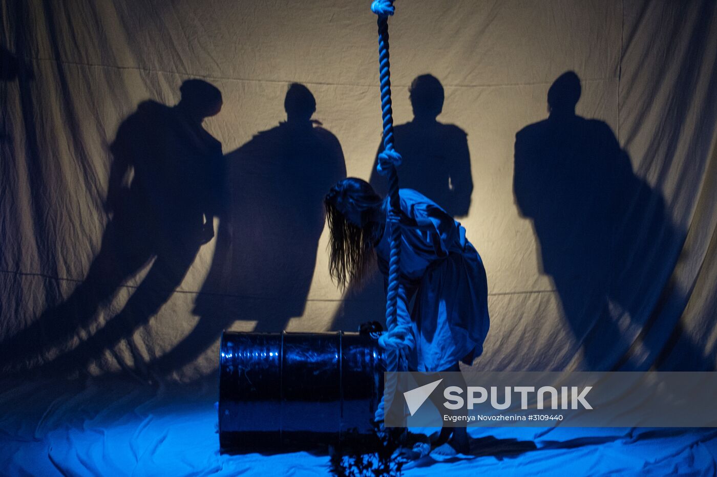 Dress rehearsal of "Scenes from the Times of Knights"