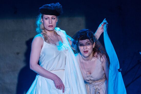 Dress rehearsal of "Scenes from the Times of Knights"