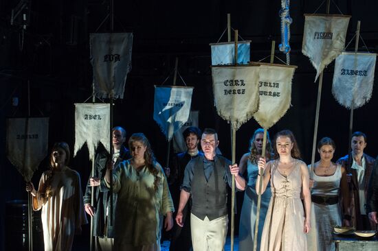 Dress rehearsal of "Scenes from the Times of Knights"
