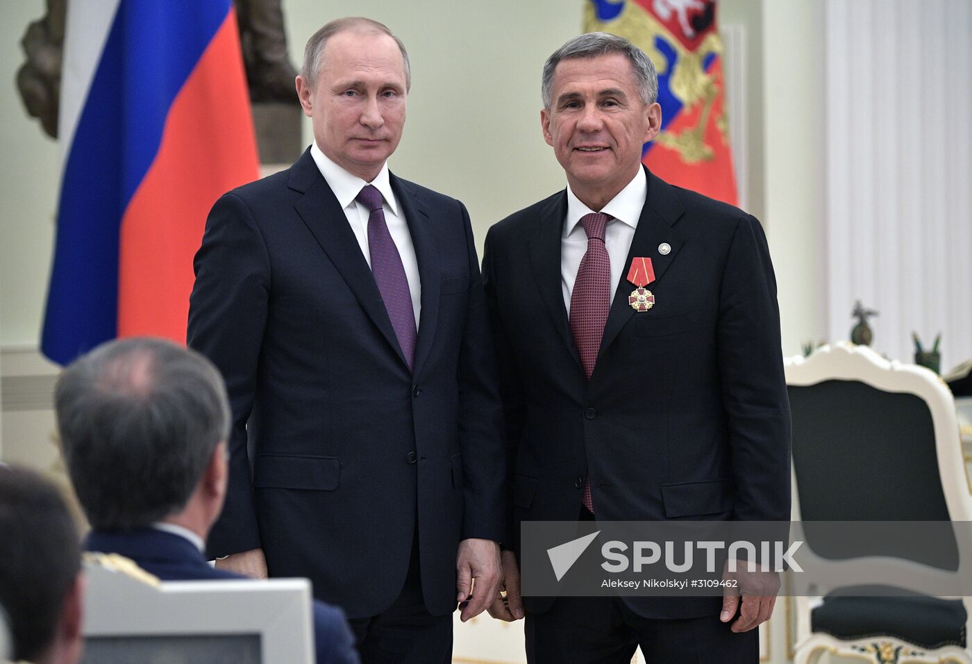 President Vladimir Putin presents state awards at Moscow Kremlin