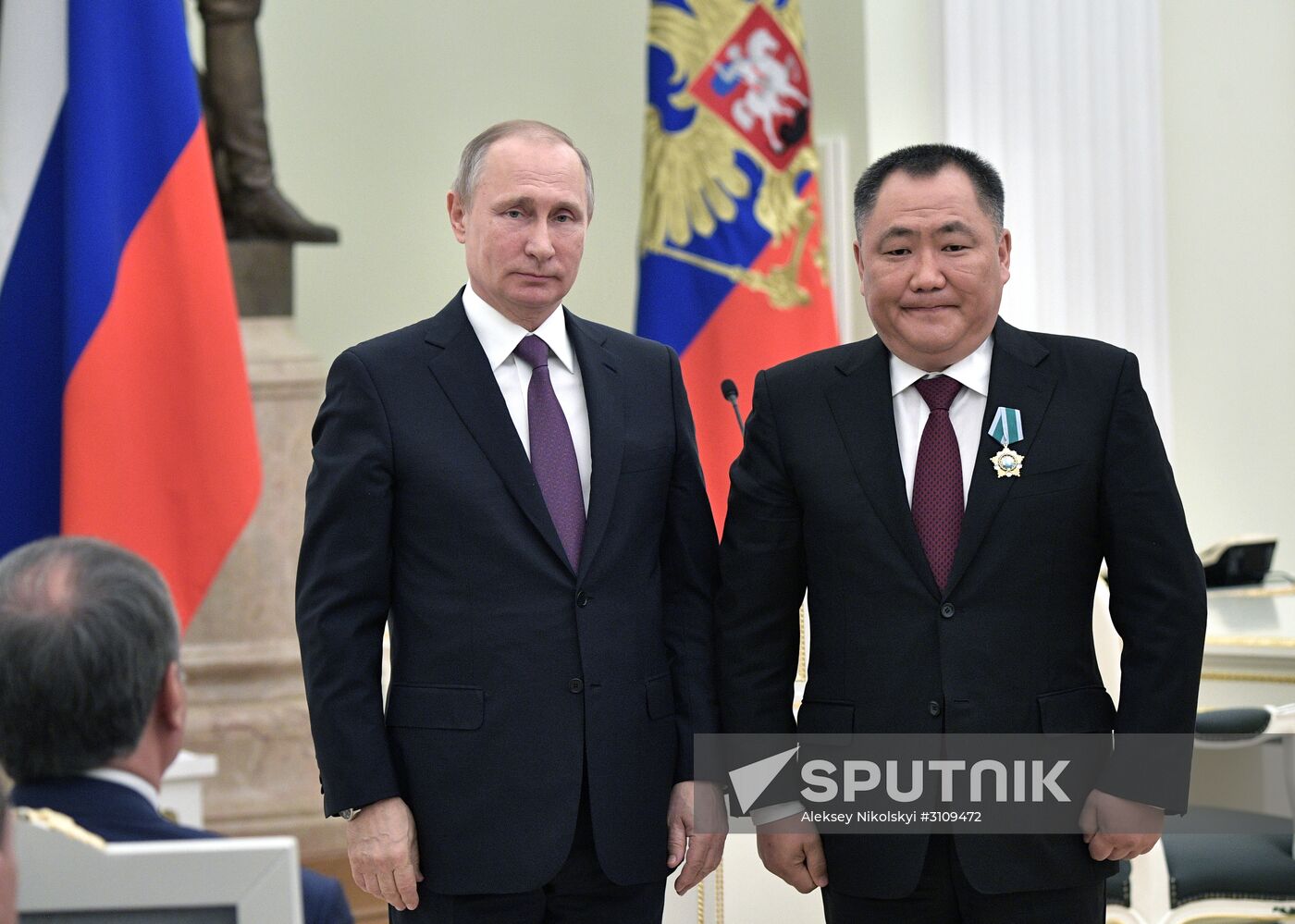 President Vladimir Putin presents state awards at Moscow Kremlin